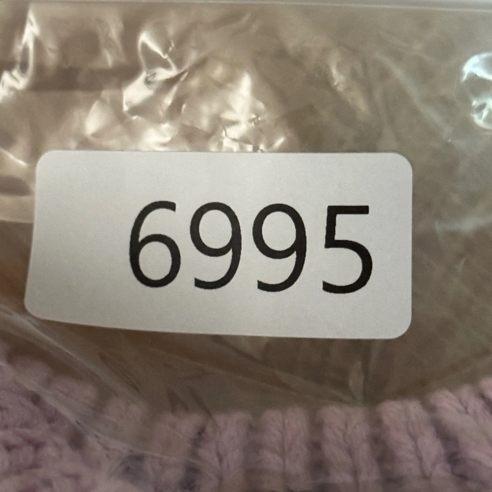 English Factory Lilac Pom Pom Puff Sleeve Sweater Women M Textured Popcorn Knit‎ - Image 9