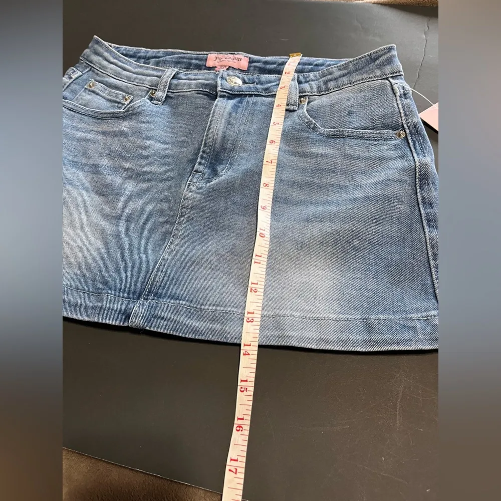 JUICY COUTURE 5 Pocket High Waist Denim Jean Skirt Women’s Sz 7/28 NWT - Image 8
