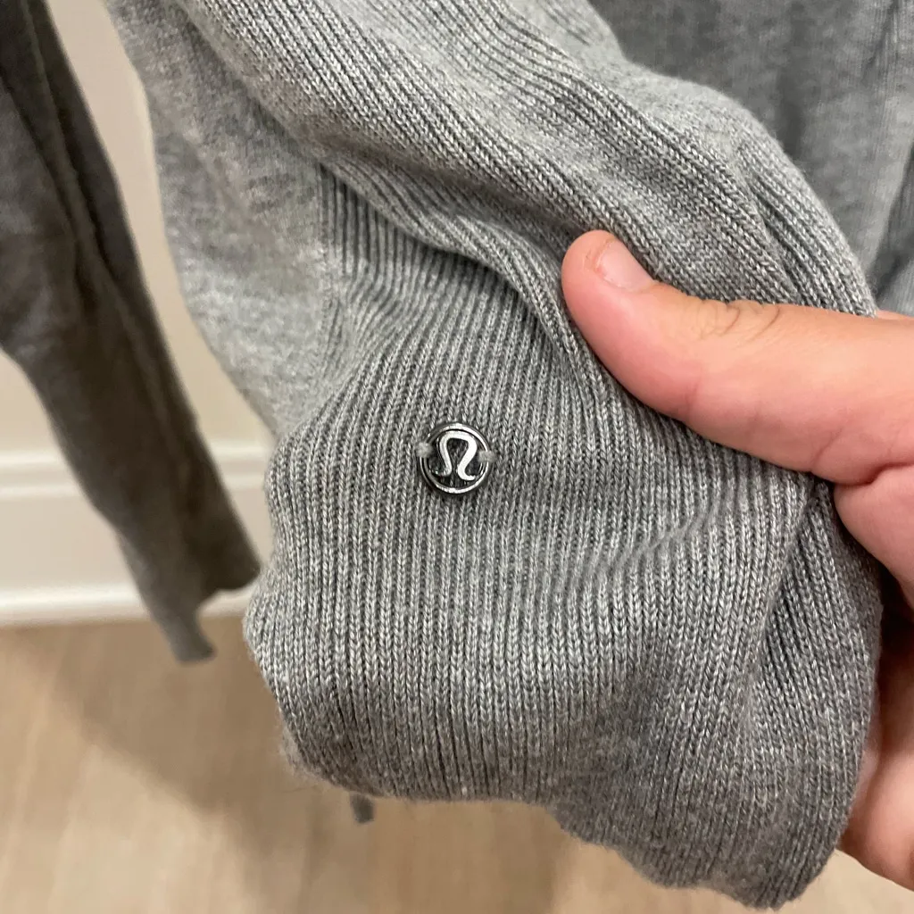 lululemon athletica Gray Long Sleeve Top - Image 3