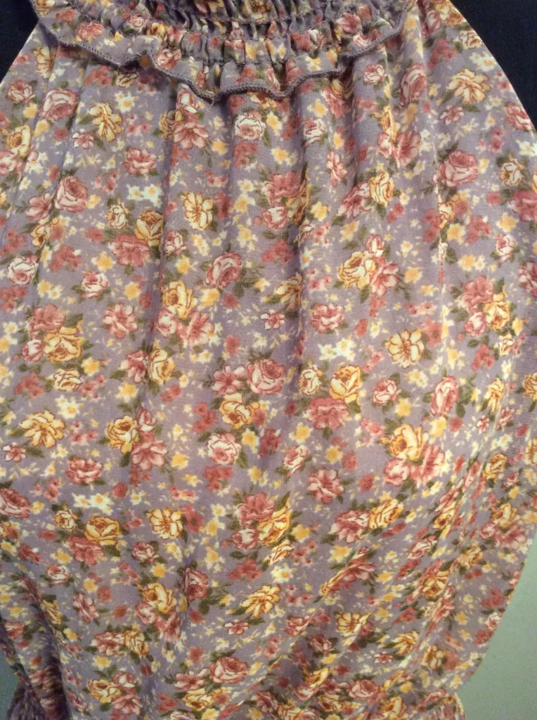 Floral Sleeveless High Smocked  Girlcore Cottage M Romantic West Kei - Image 4