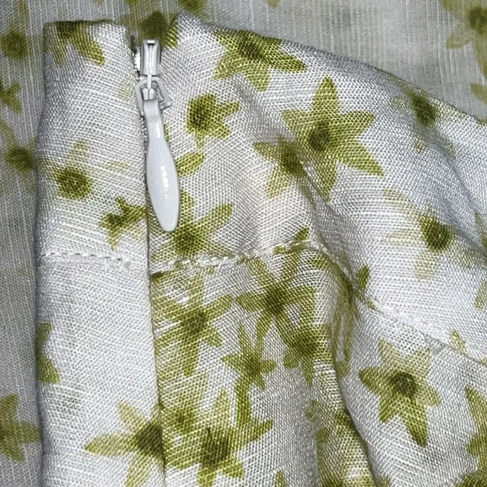 ALLSAINTS Frida Amanzi Floral Printed Skirt Skort Lime Green Women’s 0 - Image 9