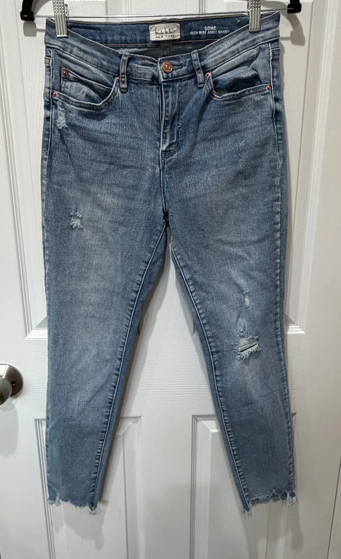 Nicole Miller Soho High-Rise Skinny Ankle Jeans - Image 1