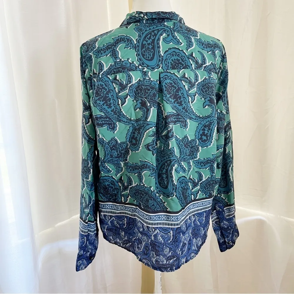 Charlie Jade polyester blouse Size Large - Image 3