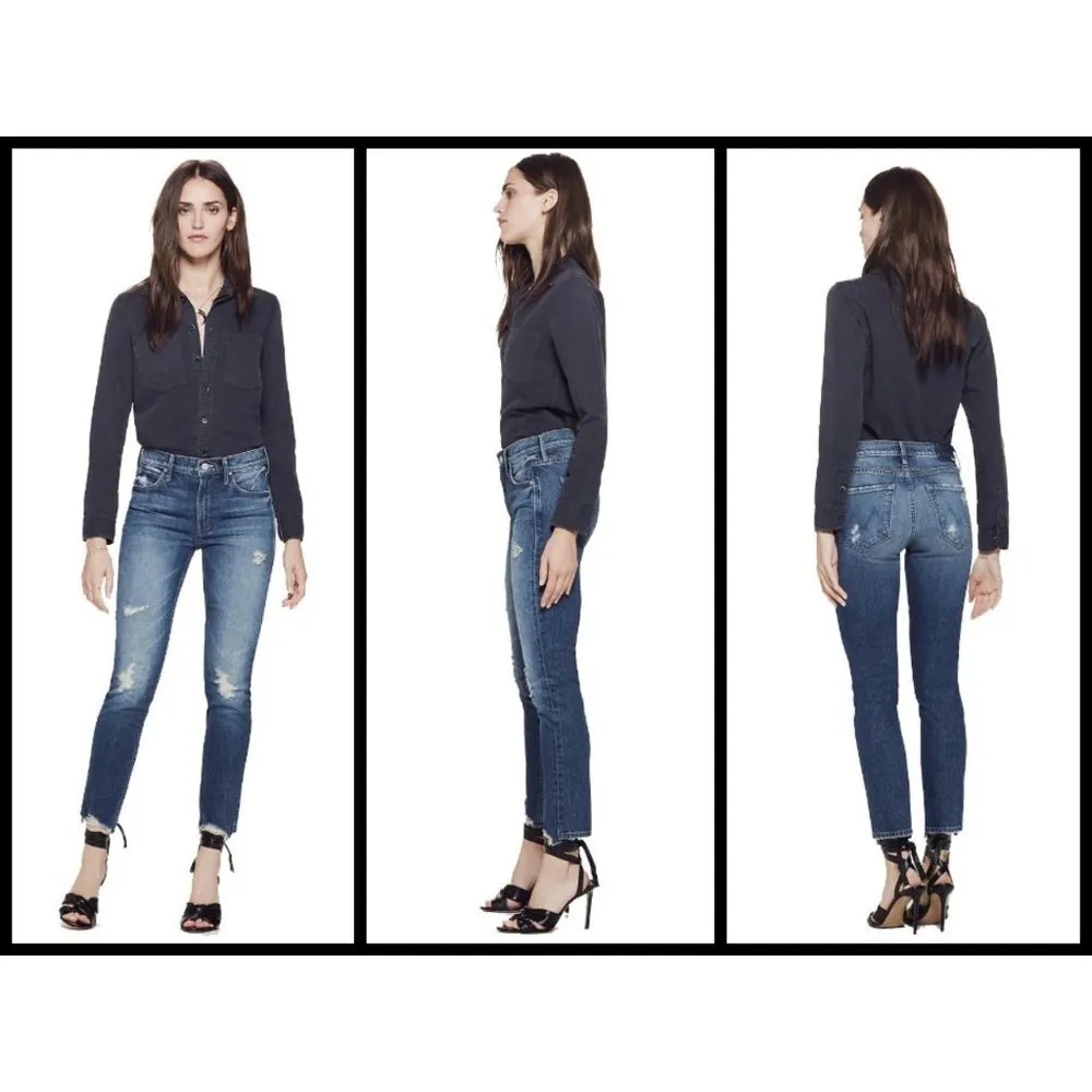 đź’•MOTHER SUPERIORđź’• Flirt Ankle Jeans ~ Testing the Waters High Rise 26 - Image 3