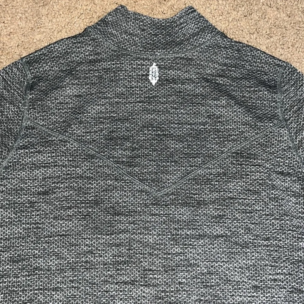 Free People Movement Off The Grid Jacket Flare‎ Sleeve Charcoal Combo Medium - Image 7