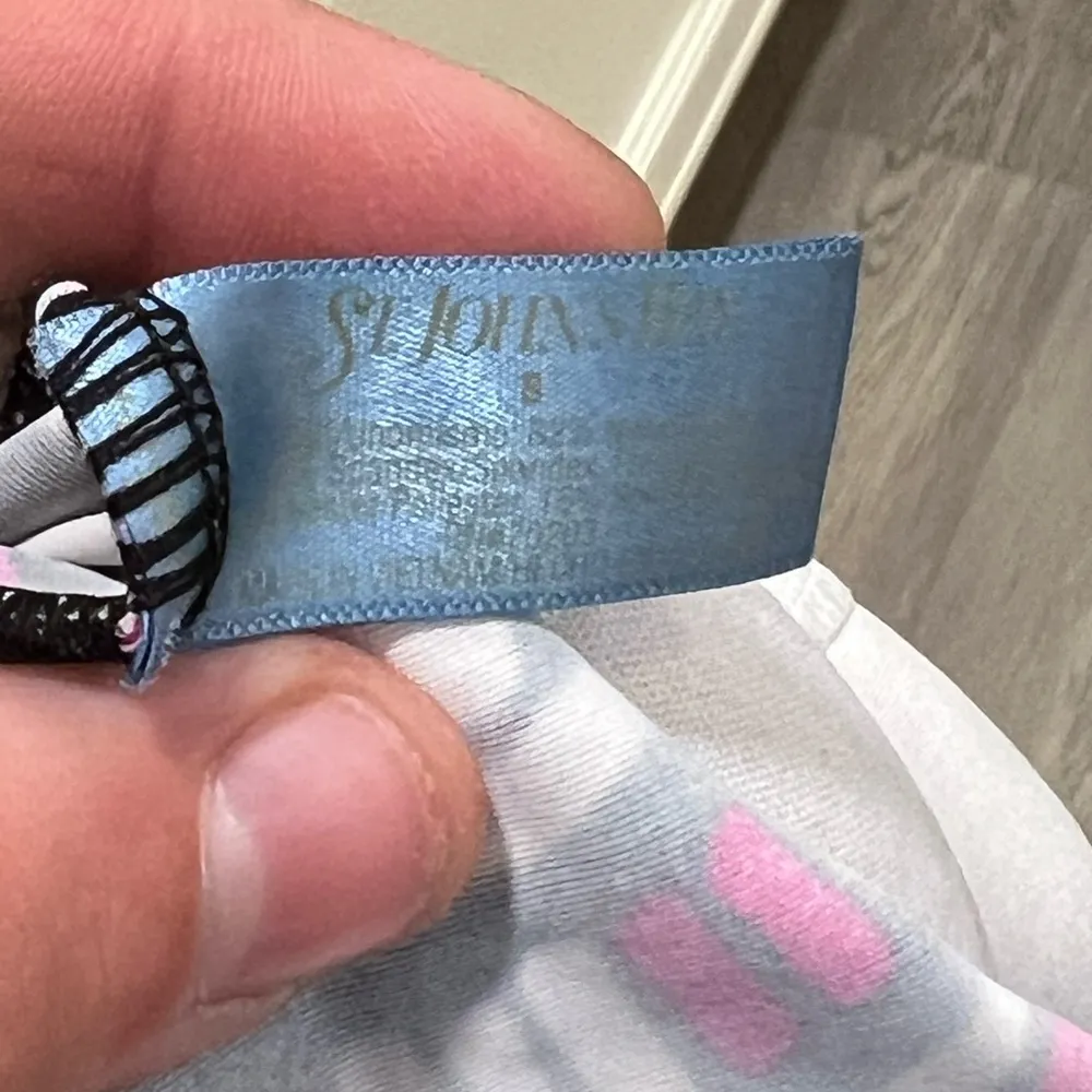 St Johns Bay Size 8 Women’s Pink/Black Tankini Top Swimwear - Image 3