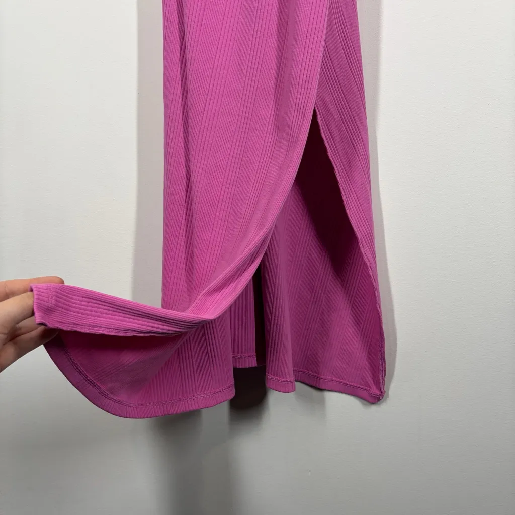 NWT Aerie One Shoulder Ribbed Midi Dress Size Medium - Image 11