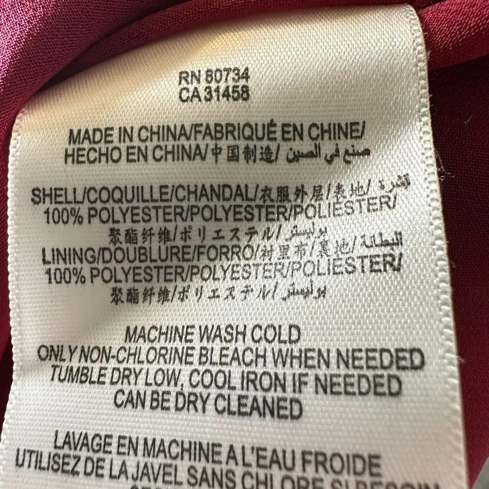 BCBGeneration One-Shoulder Dress in Red Berry Size 10 NEW with Tags - Image 4