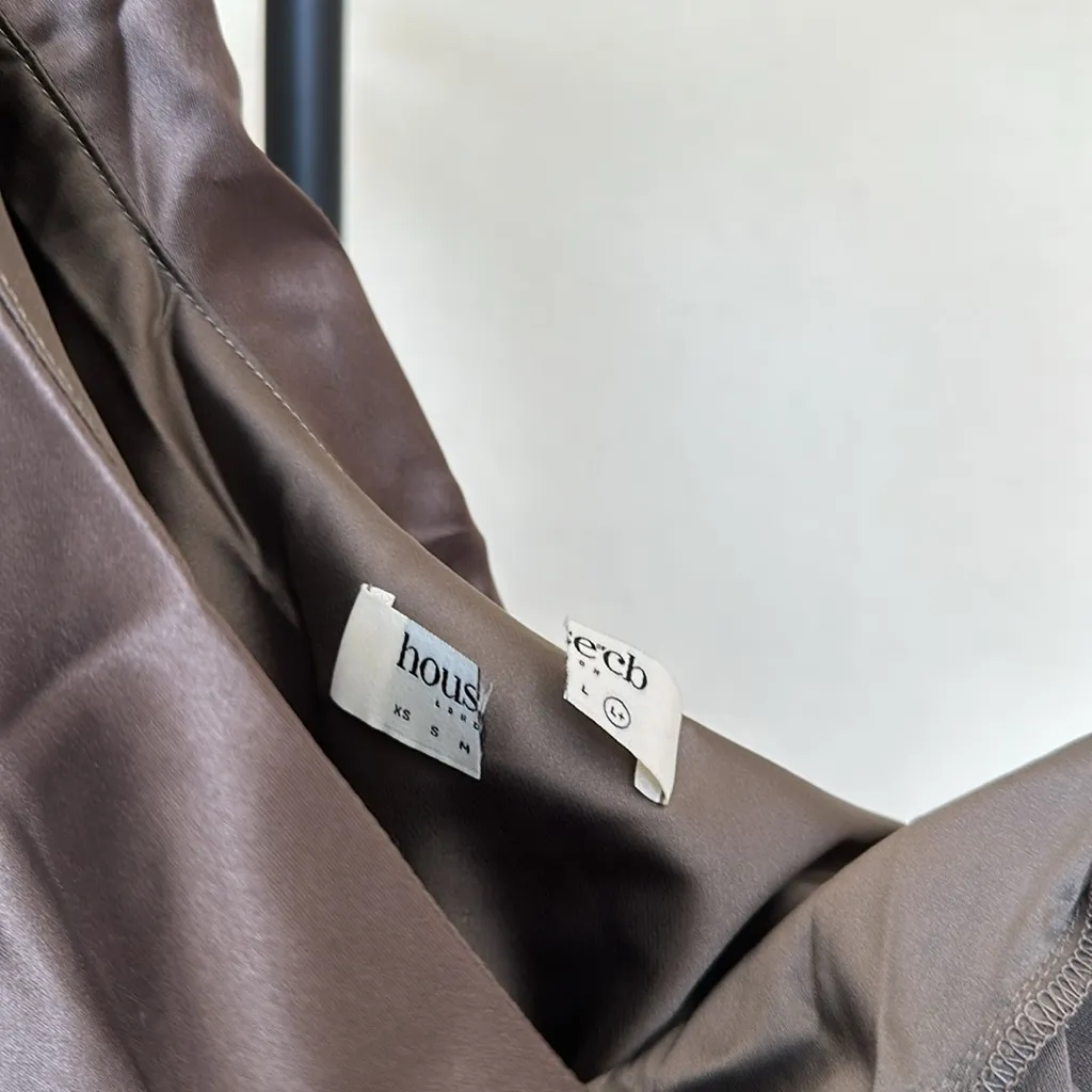 House of CB ‘CATIANA’ SMOKE‎ ONE SLEEVE MAXI DRESS- XL NWOT $285 - Image 9