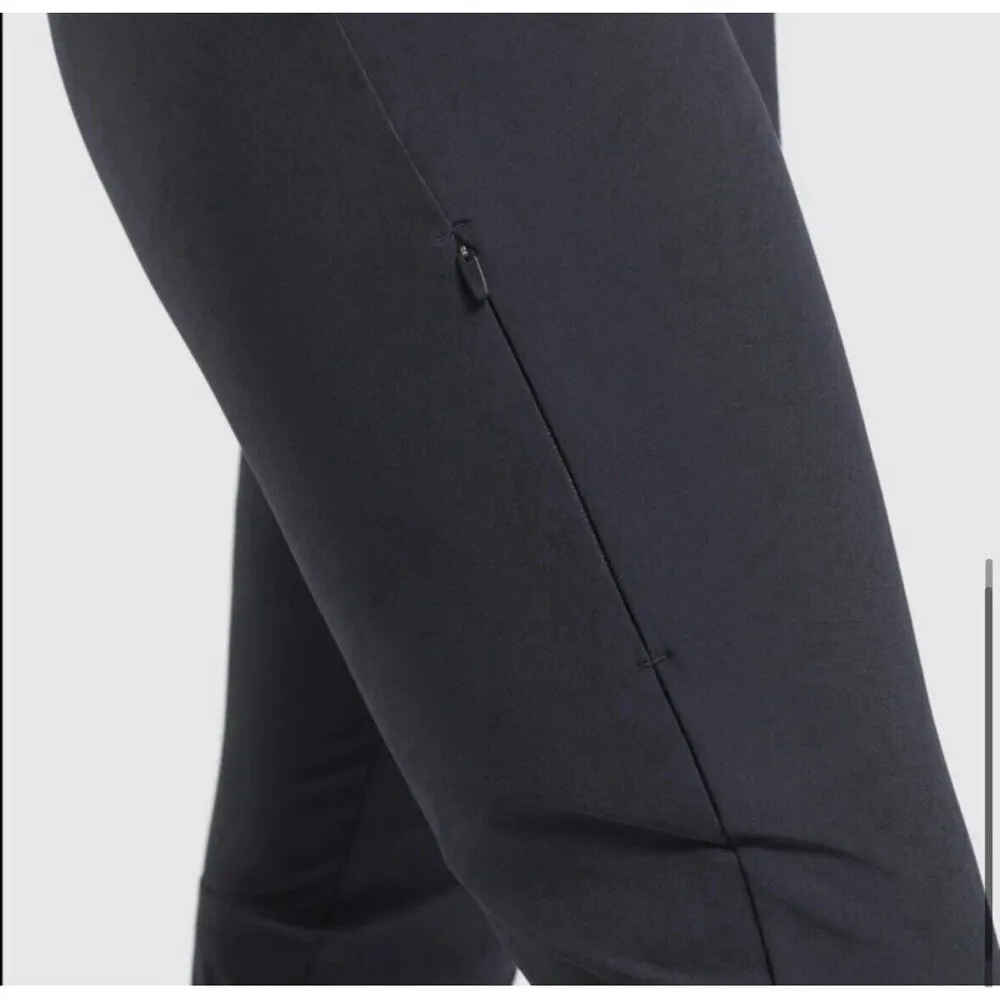 Gymshark Venture Jogger Womens Medium Black Athletic Stretch Training Leggings - Image 5