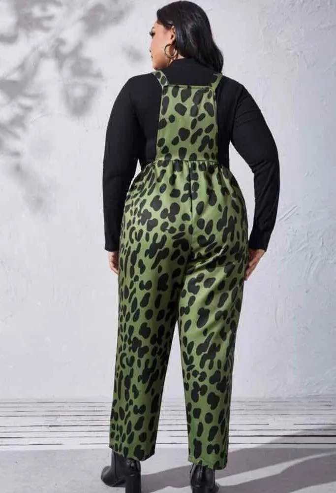 Plus Size Jumpsuit Green - Image 2