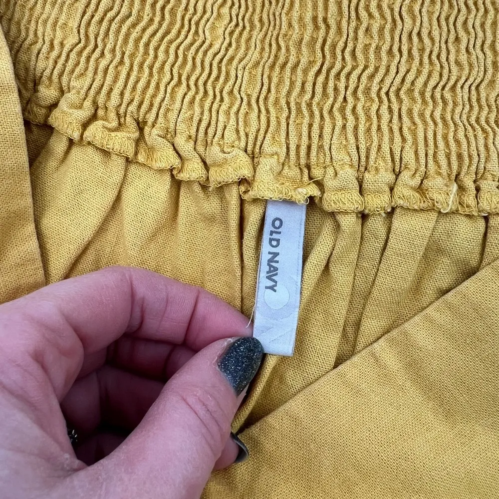 Old Navy Linen Blend Skirt L - Image 7