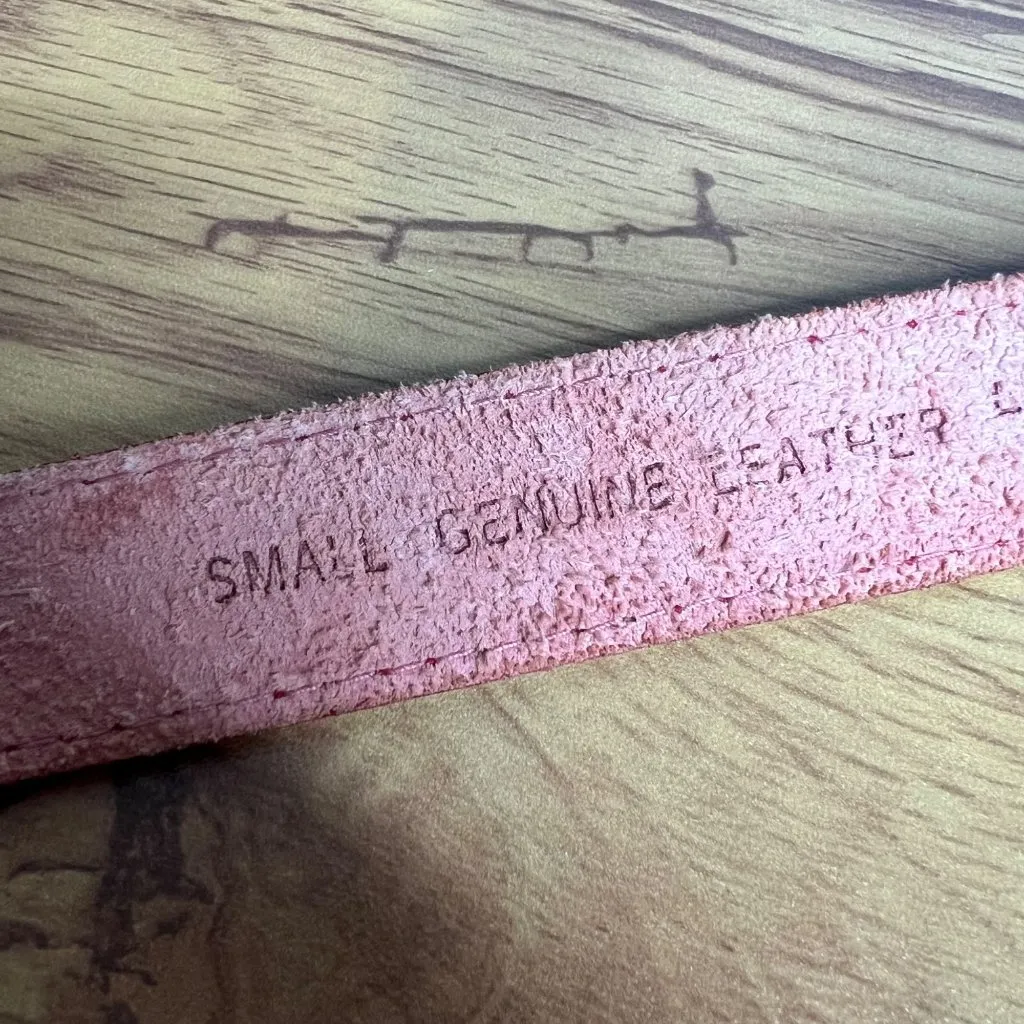 Liz Claiborne Leather Belt Womens‎ Size S Leather Silver Hardware 2927 1 Inch - Image 2