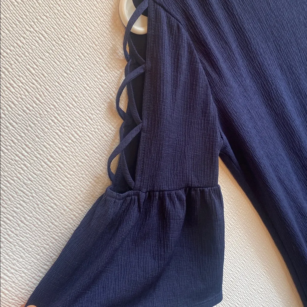 Naïf NAIF Petite Deep Blue Dress - Image 3