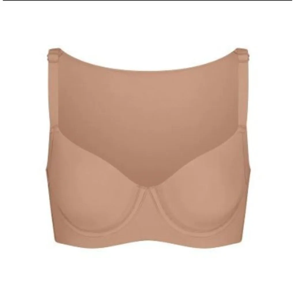 NWT SKIMS FITS EVERYBODY FULL COVERAGE BACK SMOOTHER BRA SIENNA - 34C - Image 2