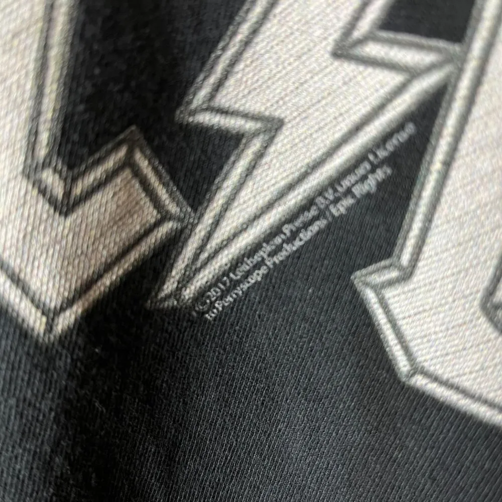 2017 ACDC T Shirt Womens Black Small S Rock Band Music Graphic Tee Cotton Solid - Image 5