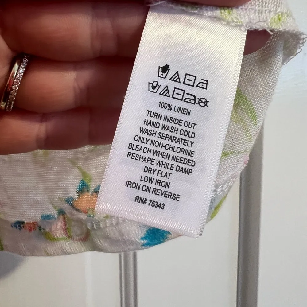 #52 JOIE • LINEN FLORAL TOP - Image 4