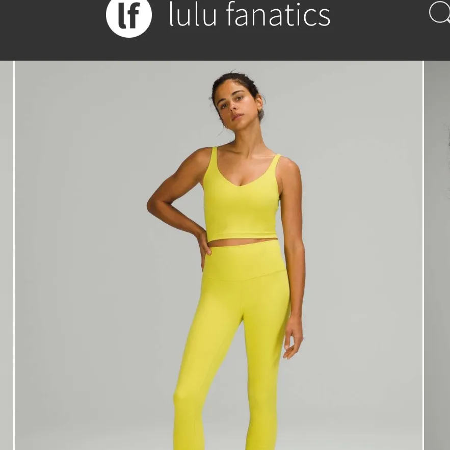 Lululemon Align High-Rise Pant Double Lined  25" size 4 & Tank size 6 like new - Image 11