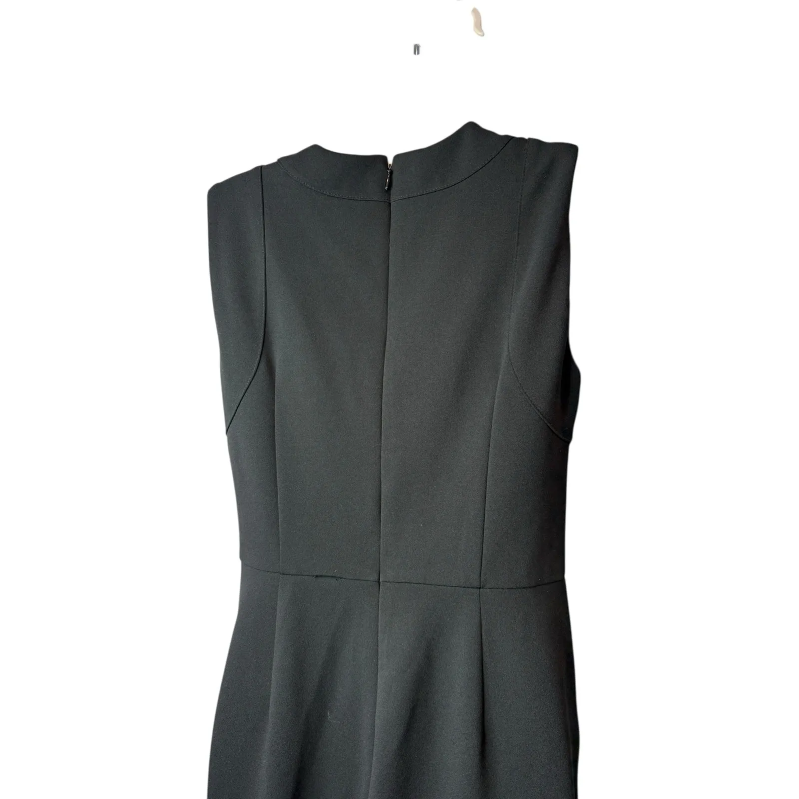 Calvin Klein Black Sleeveless Cutout Wide Leg Silhouette Jumpsuit Women's Size 4 - Image 6