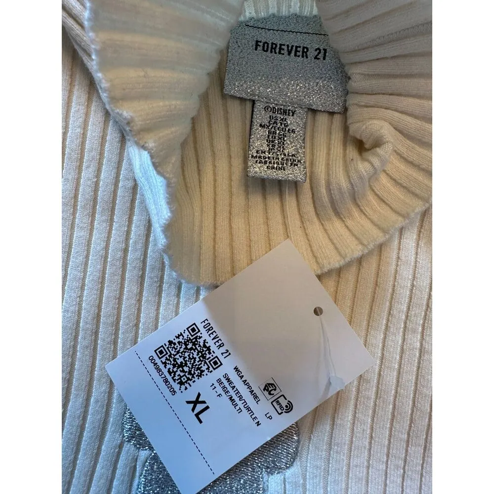 Disney x Forever 21 Turtleneck Mickey Mouse Sweater Size XL NWT! - Image 9