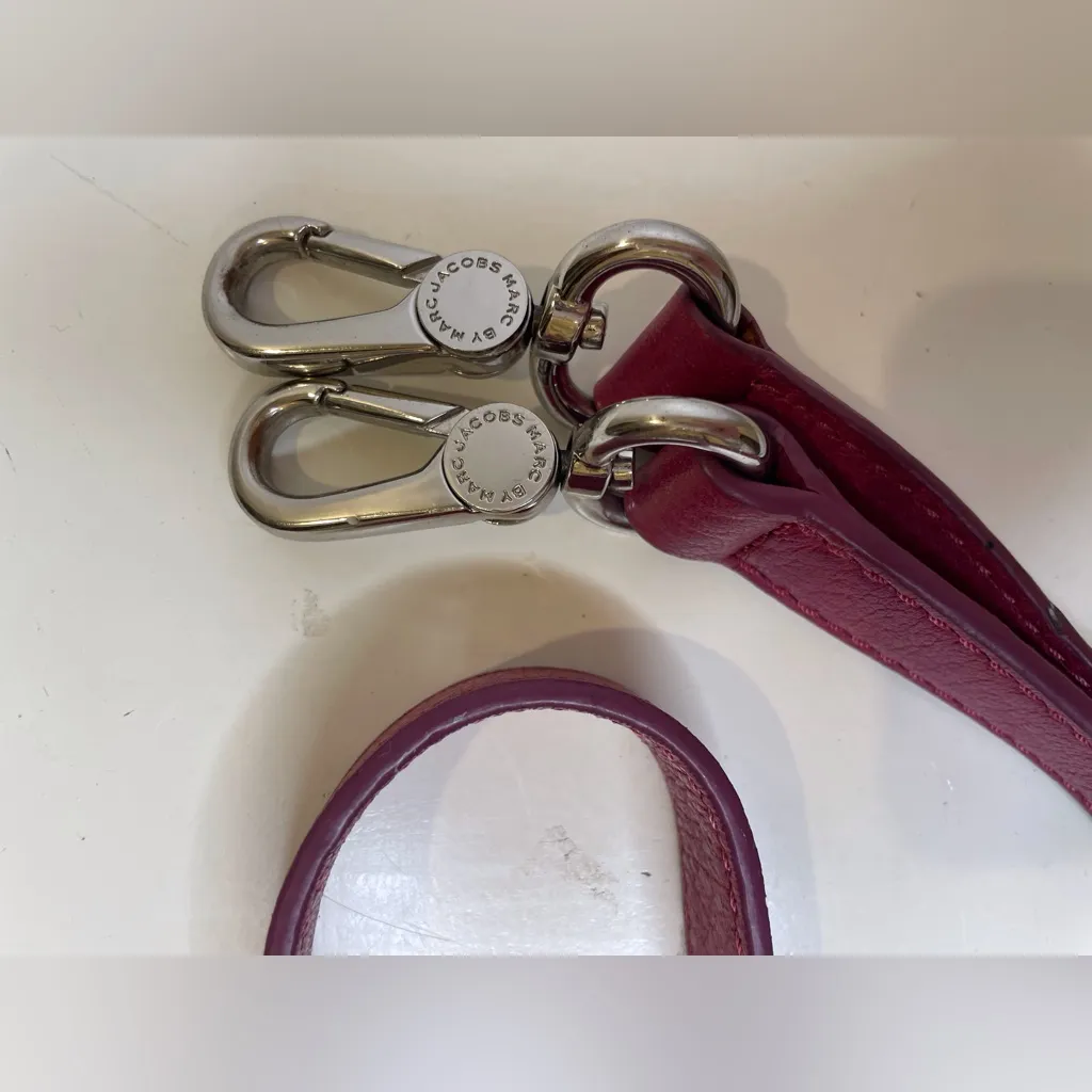 Marc‎ Jacobs Pink Replacement Strap Adjustable with Handle Silver Hardware - Image 6