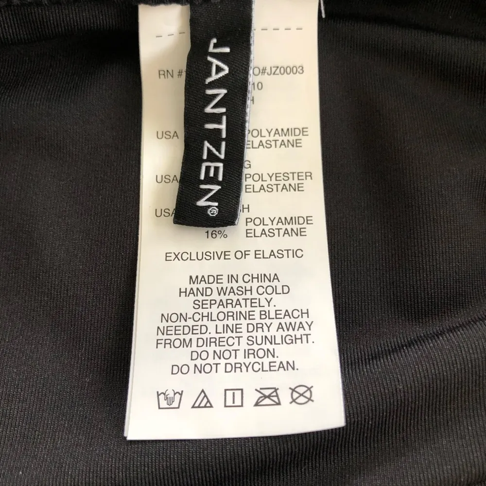 Jantzen Black Bikini Bottom Ruched Sides 10 - Image 7