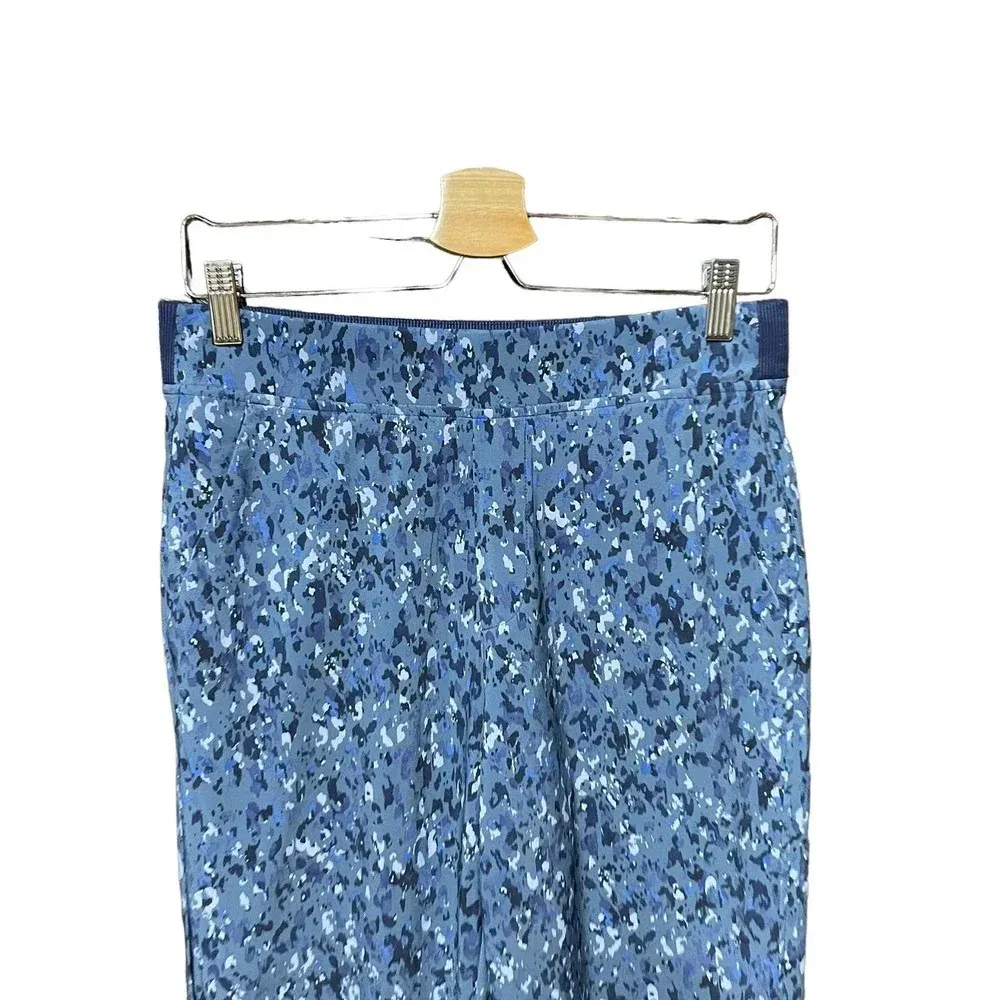 Athleta Brooklyn Ankle‎ Pant Captivate Chrome Blue Size 6 - Image 4