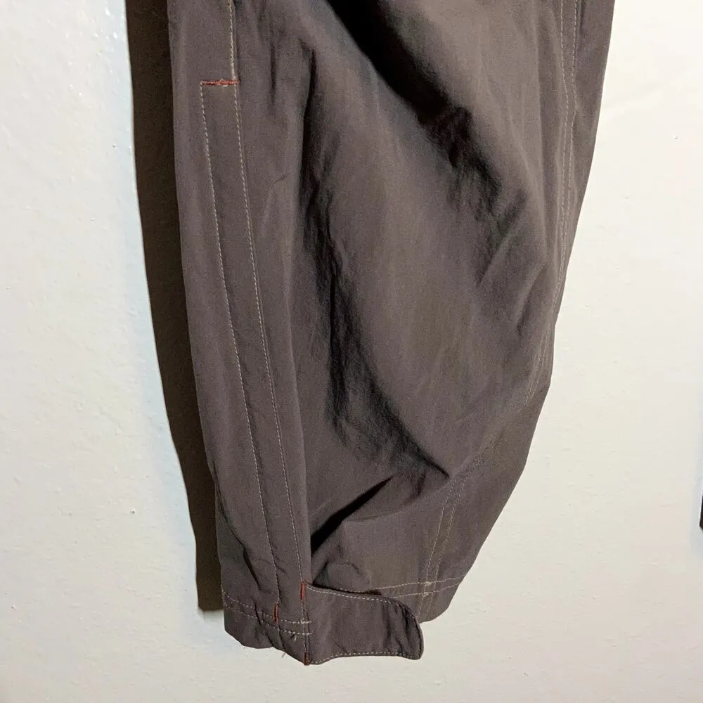 REI Convertible Cargo Utility Pants High Waisted Pocket Buckle Closure 30x29 Brown Size 30 - Image 3