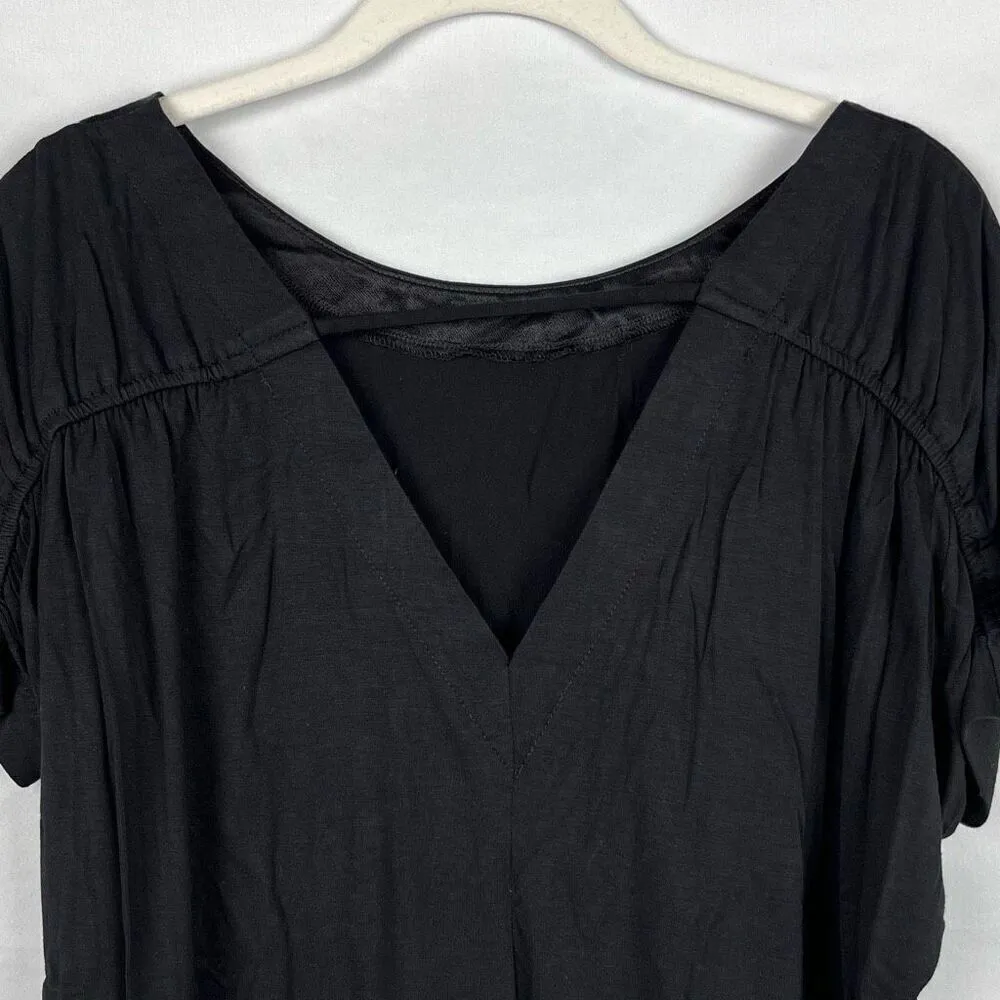 White House Black Market Women’s Black Short Sleeve XS - Image 4