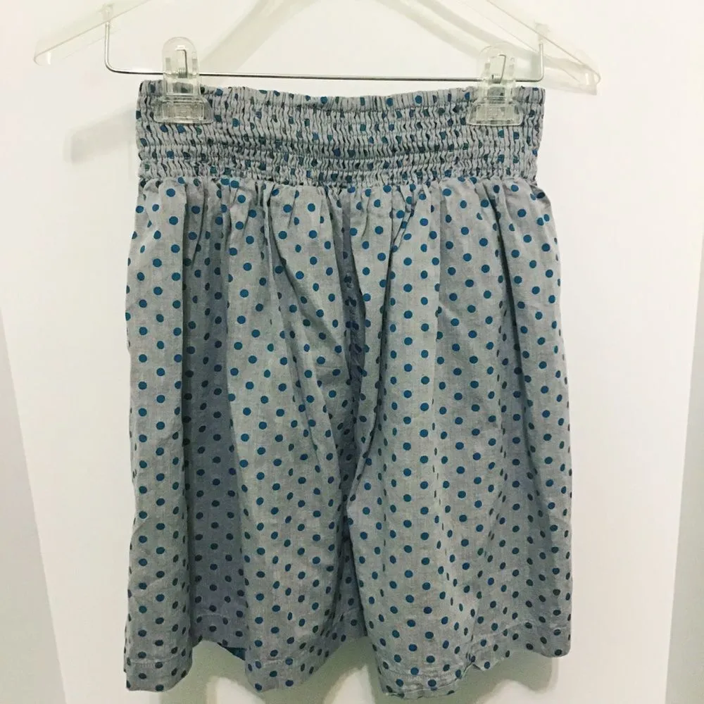 2/$20 Gray Comme Toi Polka Dot Skirt Size Small - Image 2