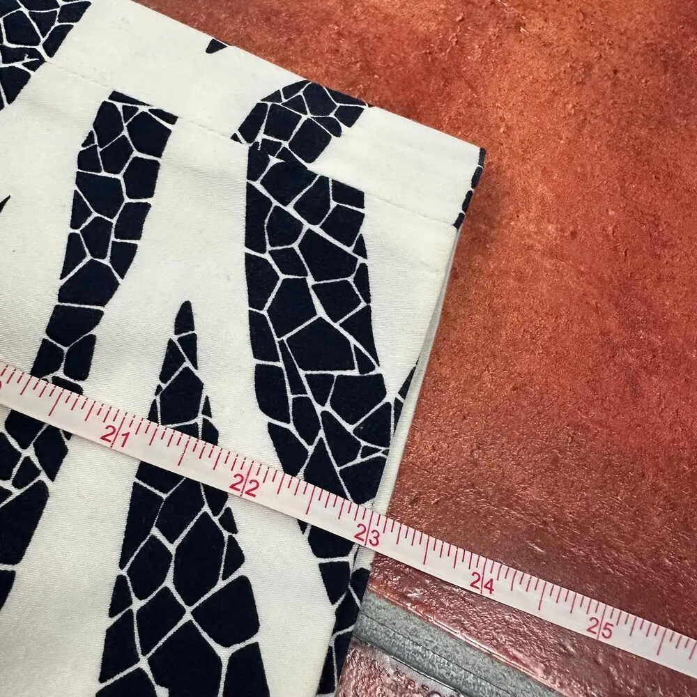 Sandro Paris Zebra Print Knee Length Pencil Skirt Size 8 - Image 6