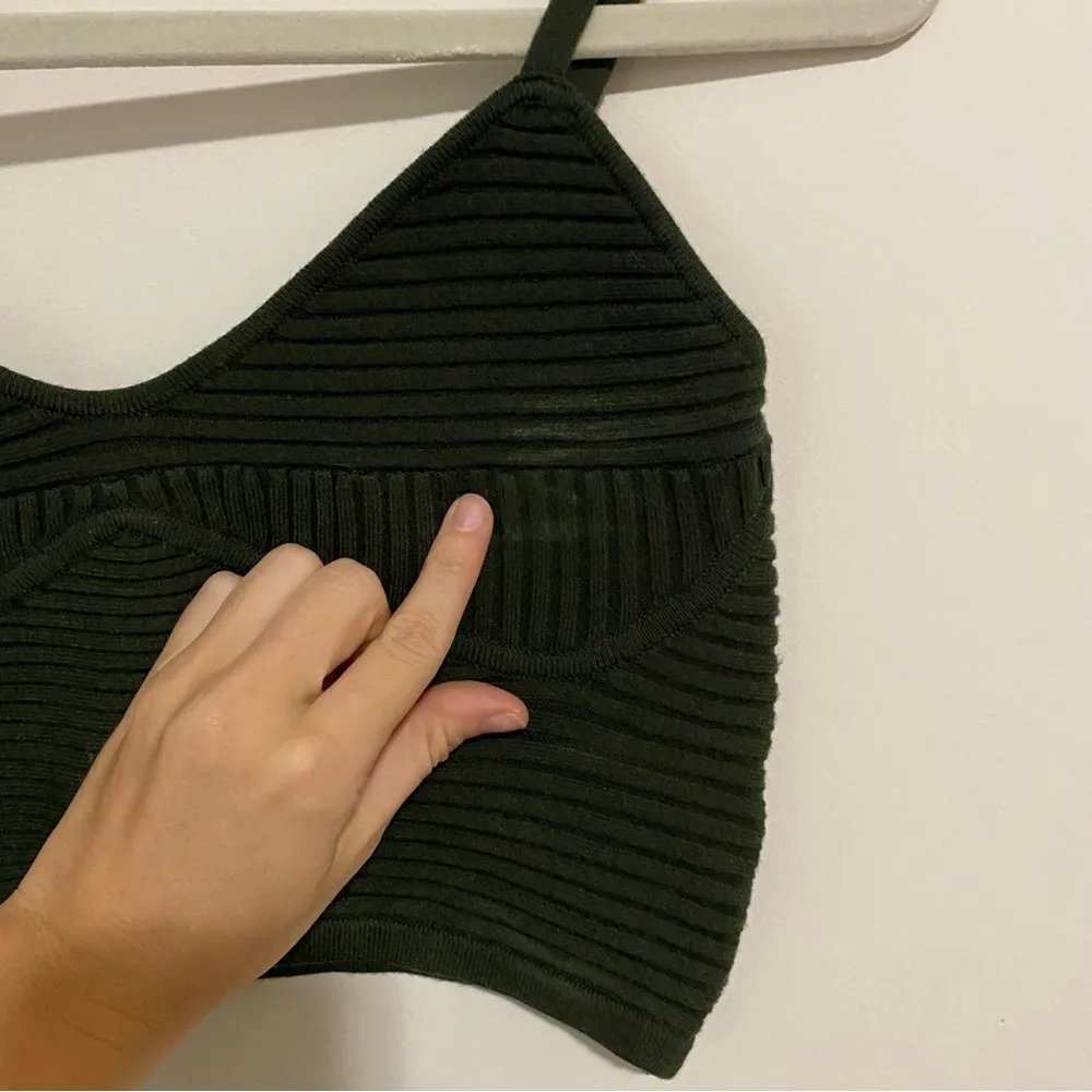 NWT Aerie Soft Knit Bralette/ Cropped Tank size Small - Image 3