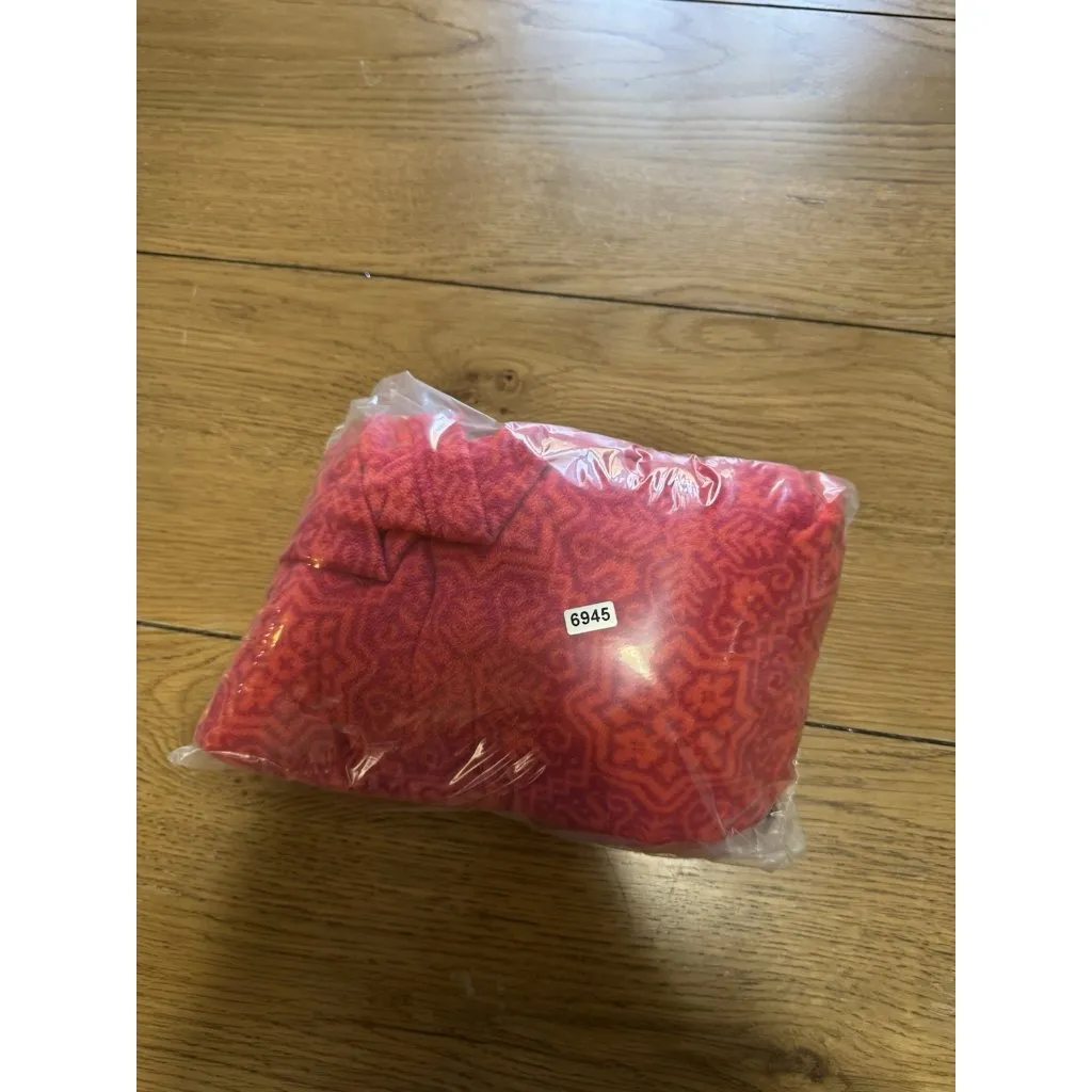 Lands End Red High Cowl Neck Pullover Sweater‎ Women Size 1X Fleece Fall Casual - Image 14