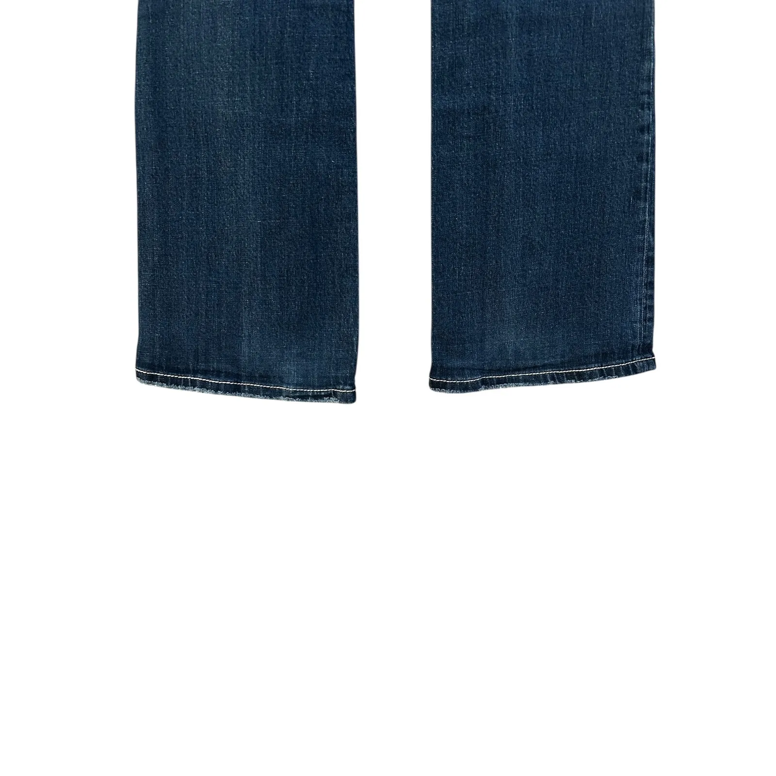 Rock For Express Y2K Jeans Womens Size 6R Boot Cut Dark Wash Denim Embellished Blue - Image 3