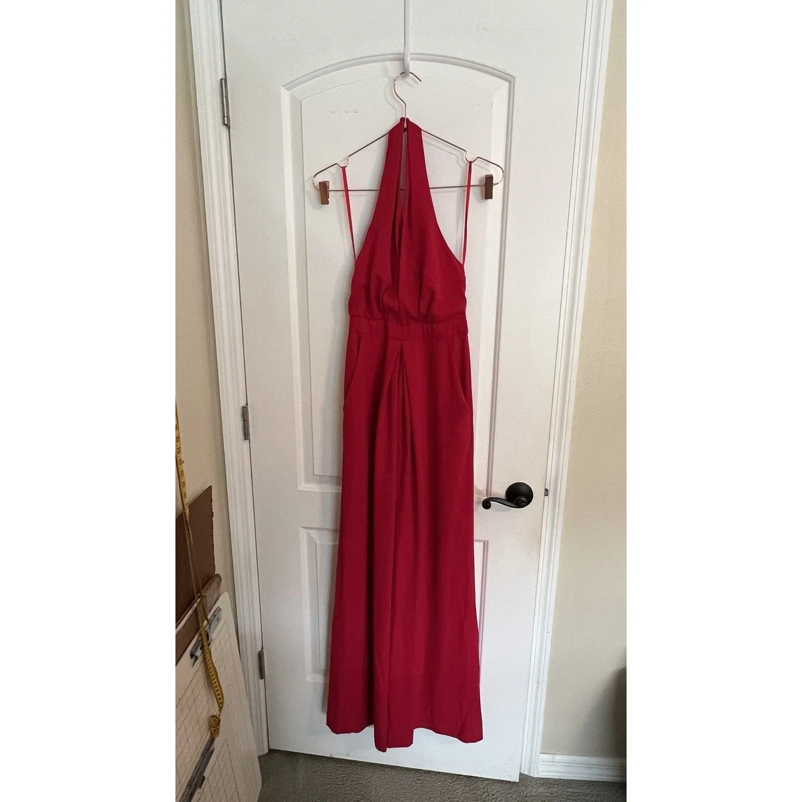 Jill Jill Stuart Cherry Perfect Pleat Jumpsuit Womens Size 0 - Image 6