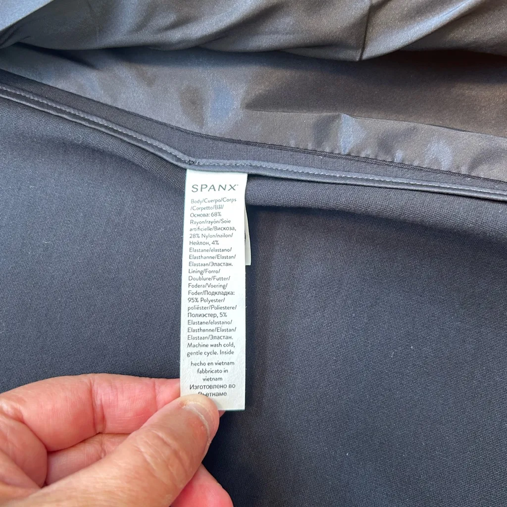 Spanx The Perfect Collarless Blazer Classic Black Size Large Jacket Women’s - Image 9