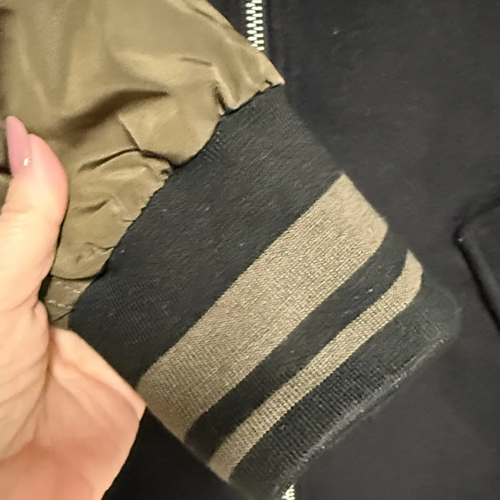 BCBGeneration Black and Olive Jacket - Image 3