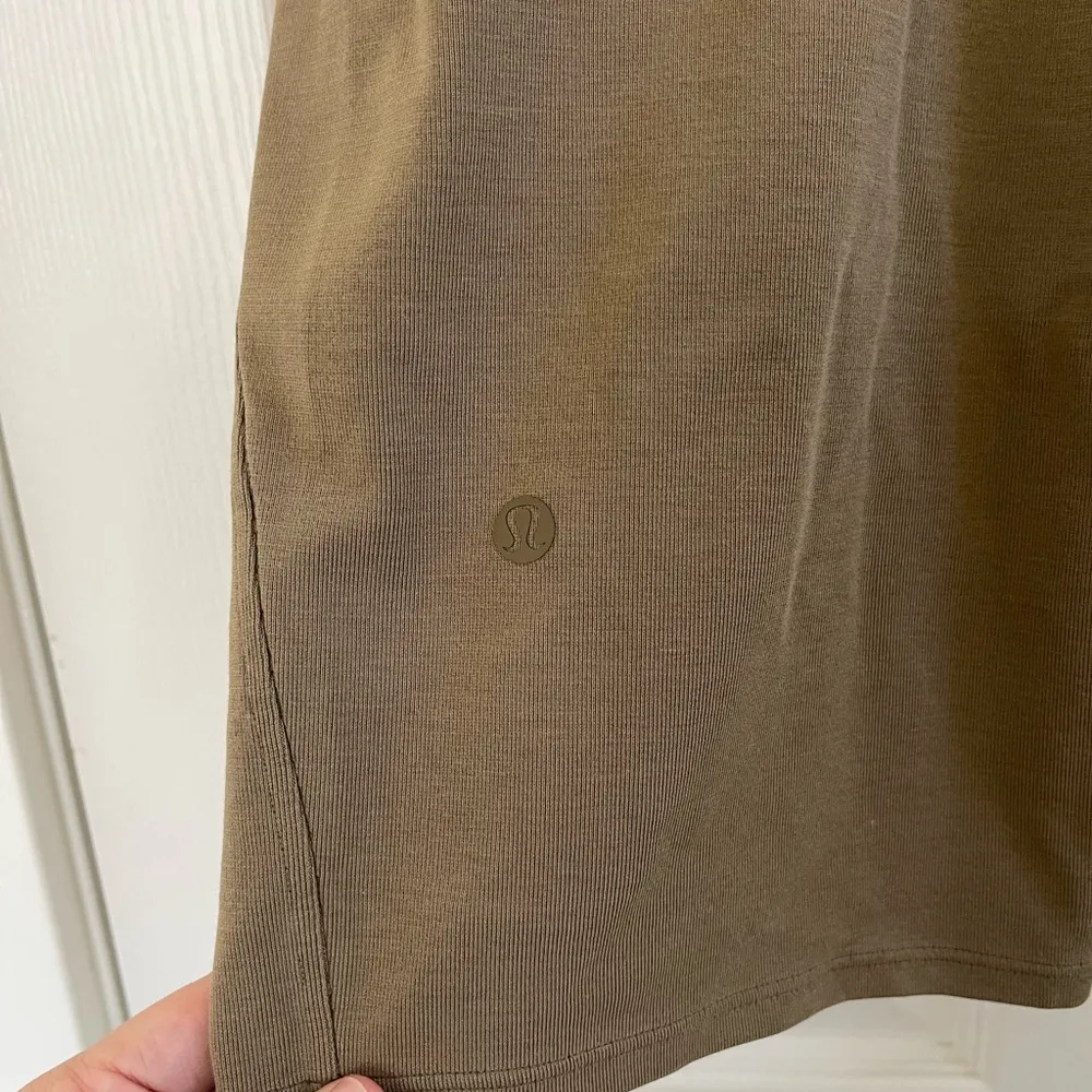 Women’s Lululemon Slim Fit Above Knee Dress Artifact Tan Brown Size 4 - Image 8