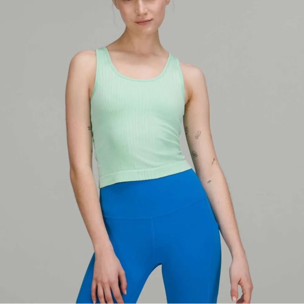 Lululemon Ebb to Street Cropped Tank Top - Image 6