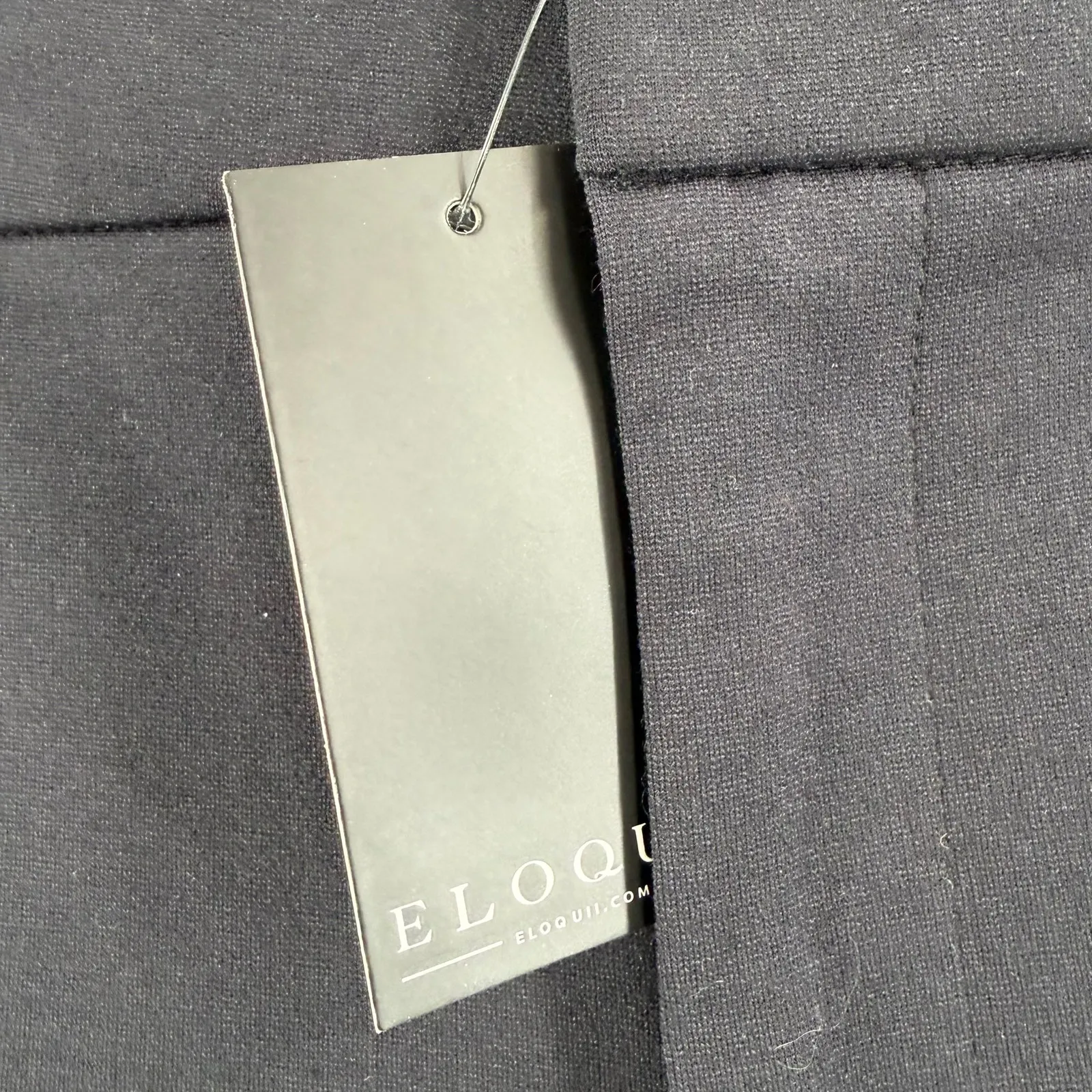 Eloquii Pants Size 18 NWT Black Plus Curvy Stretch Business Crop/Ankle Office - Image 5