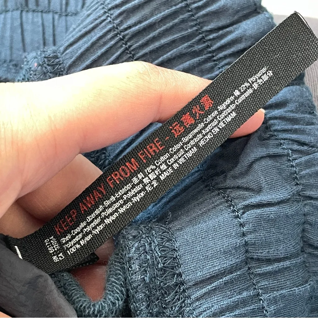 Free People Shorts sweat half way there womens Navy Blue (small) loungewear - Image 7