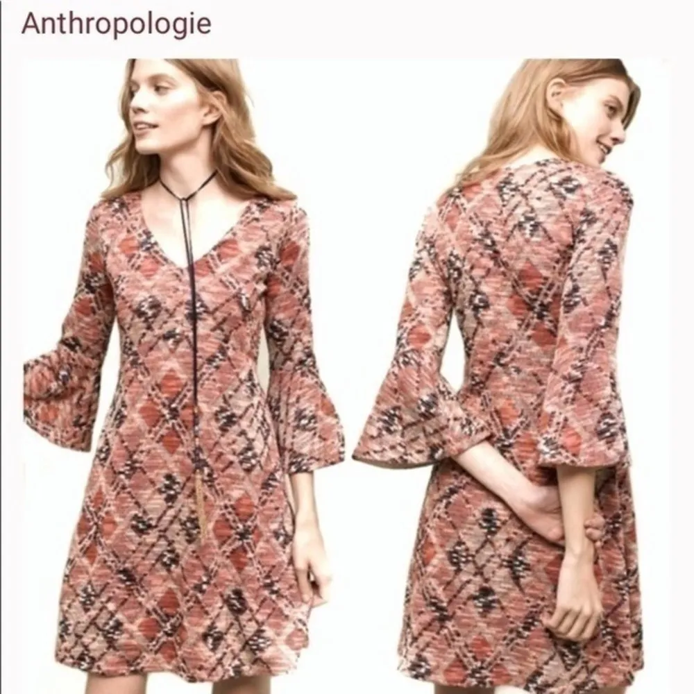 Anthropologie Maeve Erina Bell Sleeve Dress XS - Image 10