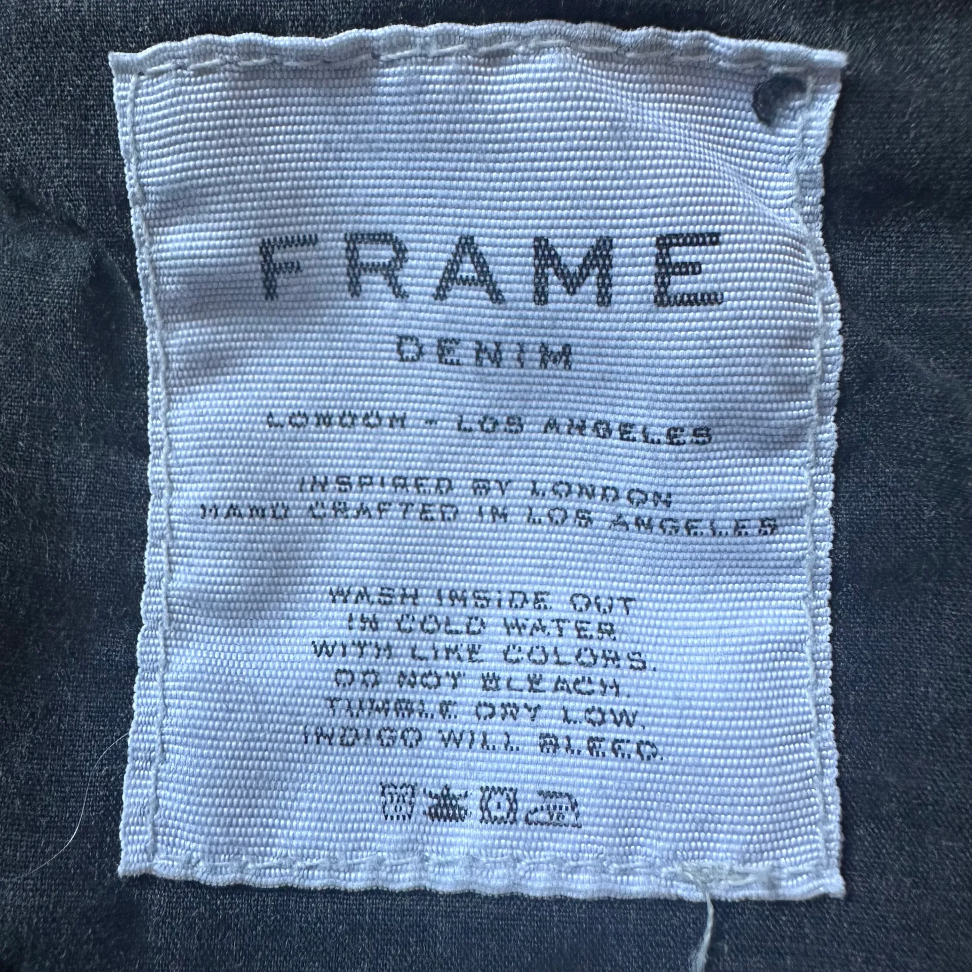 Frame Jeans Denim Nouveau Le Mix Straight Leg Crop Distressed Raw Hem Gray 32 - Image 12