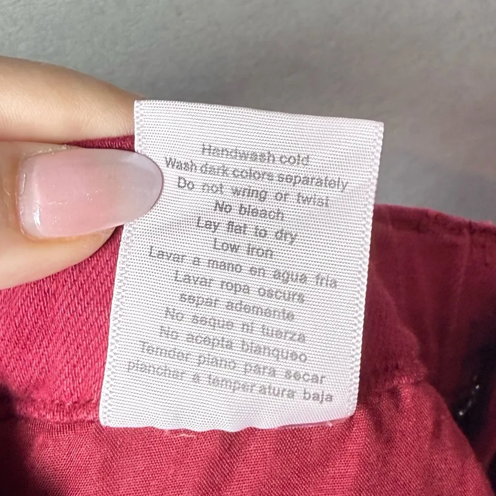 Judy Blue Women’s Drawstring Joggers Jeans 1/25 Garment Dyed Scarlett Denim - Image 10