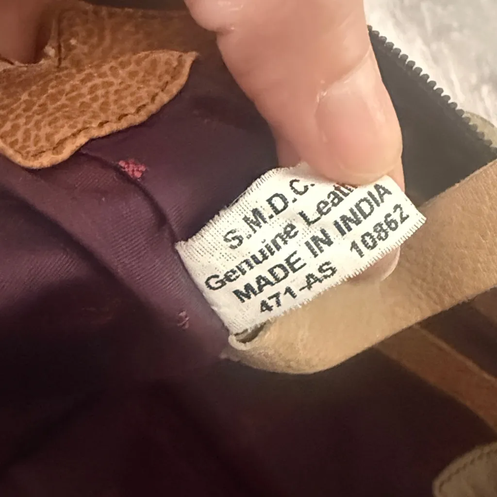 Anuschka Hand Painted Leather Bag Brown - Image 11