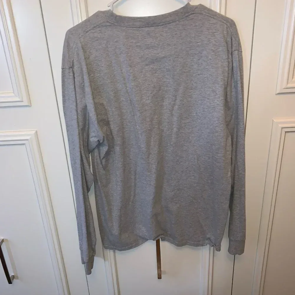 Irmo Softball Grey Long‎ Sleeved T-shirt L - Image 4