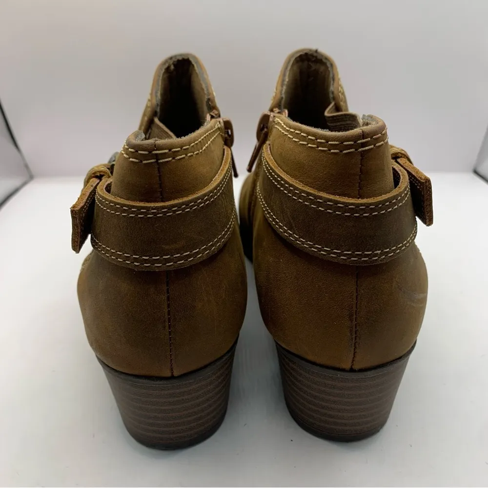 Clarks Adreena Field Womens Booties US 7M brown - Image 5