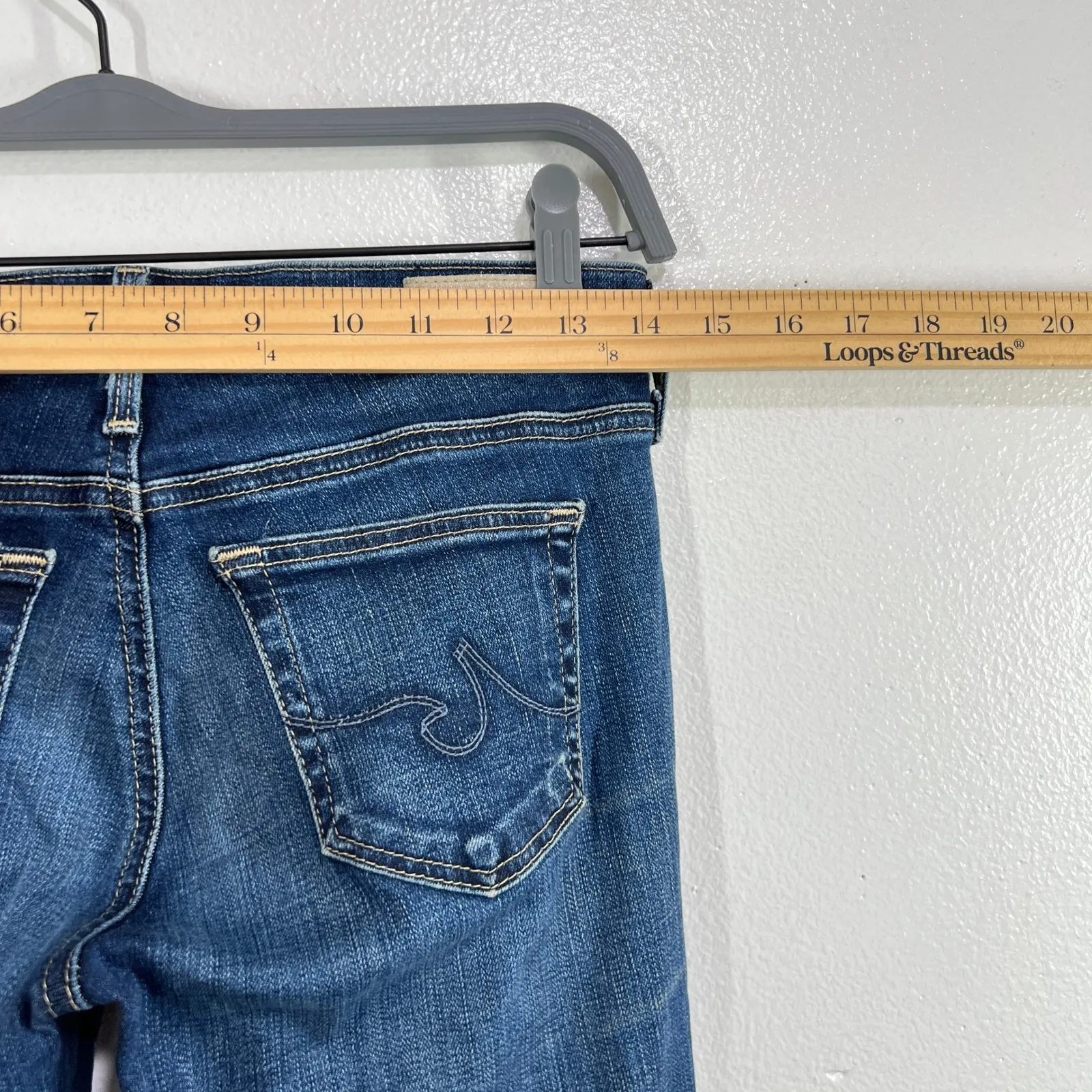 AG Adriano‎ Goldschmied The Legging Super Skinny Jeans 25R Stretch Denim USA - Image 8