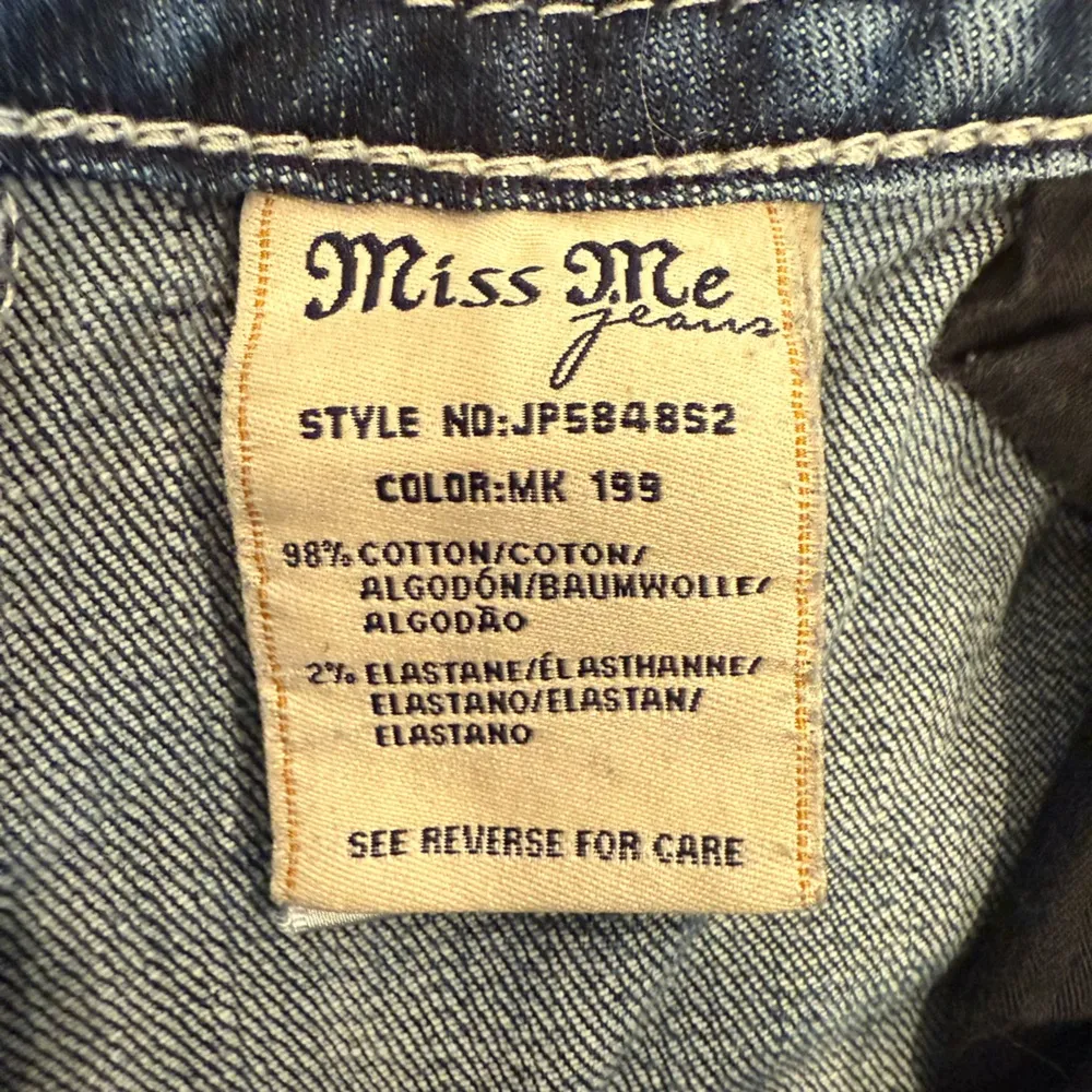 MISS ME Denim Size 31 Skinny Jeans Angel Wings
Cross Bradbury Crystal Pockets - Image 11