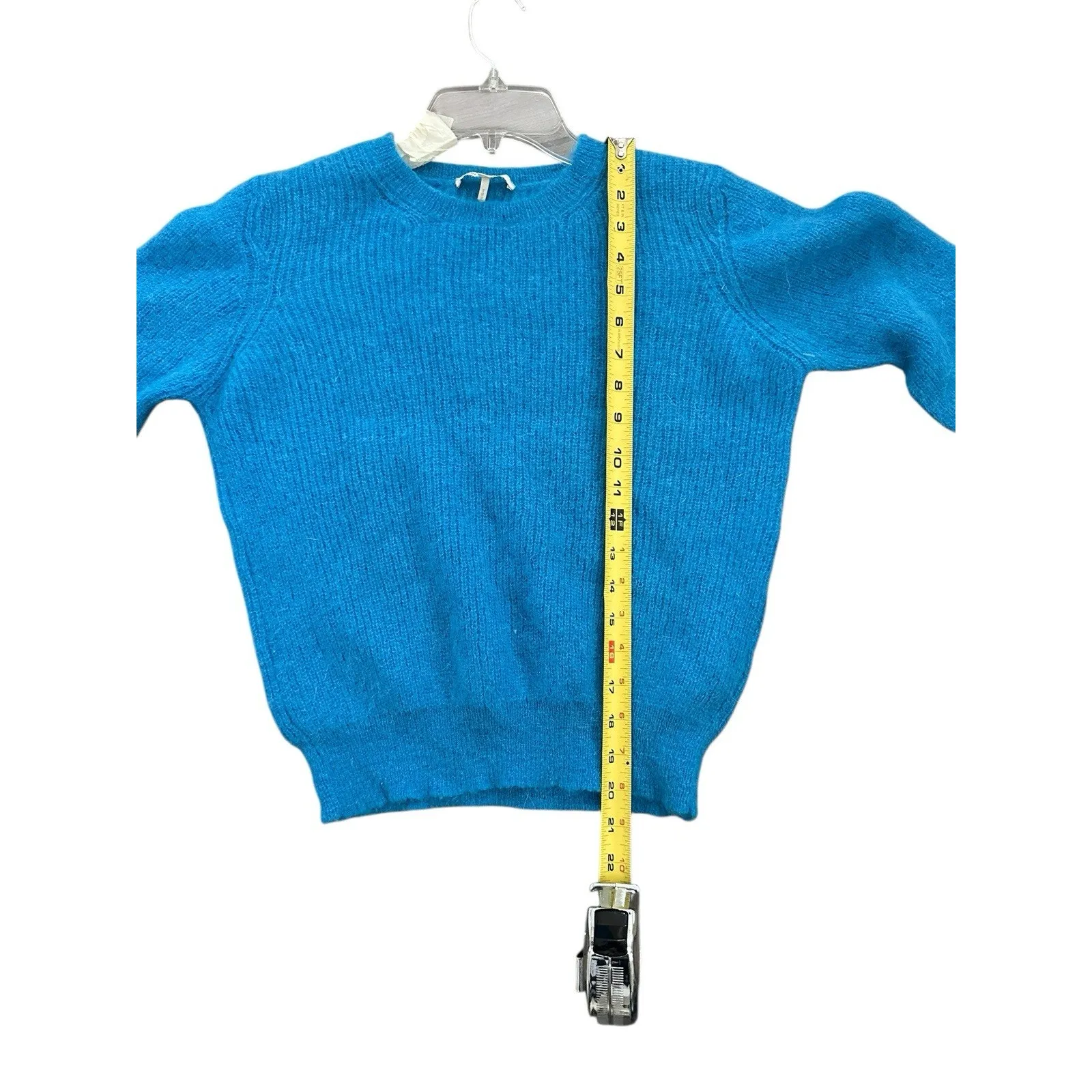 Maje Marcel Ribbed Sweater Blue Size 3 US size Large - Image 6